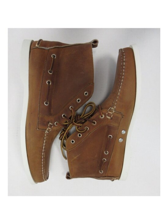 Ralph Lauren Boots 11 D Tan Telford Chukka Leather Lace Up USA Made main image 7